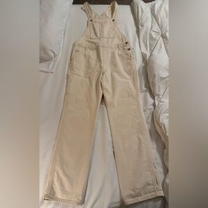 Old Navy khaki overalls